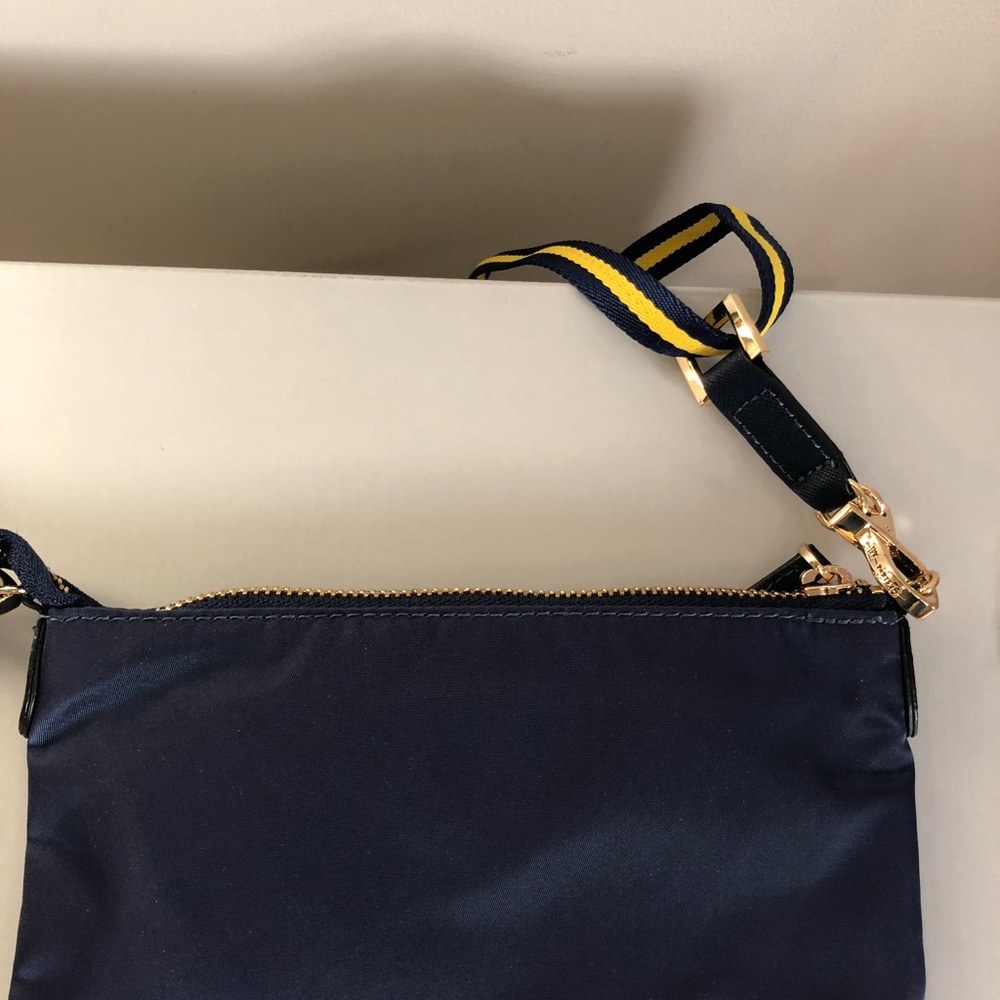 JPK 75 women’s navy blue slim cross body bag - Picture 3 of 7